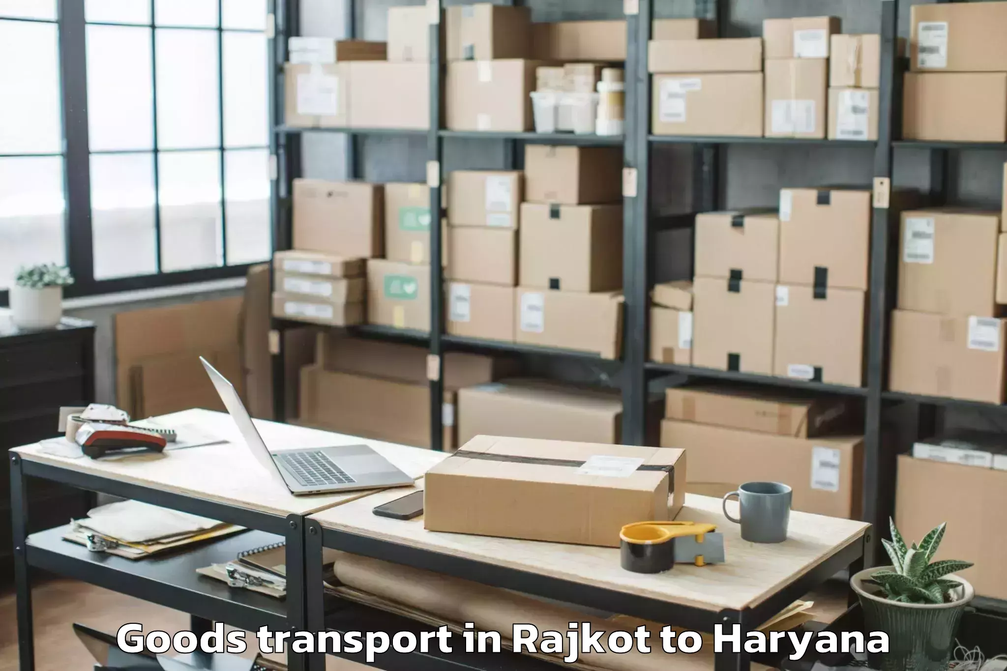 Book Rajkot to Pinjaur Goods Transport Online